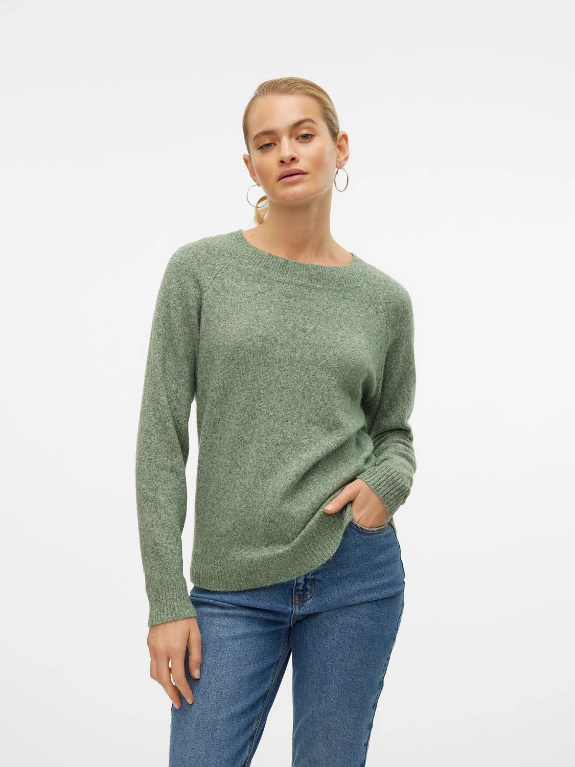 VERO MODA DOFFY LS O-NECK BLOUSE