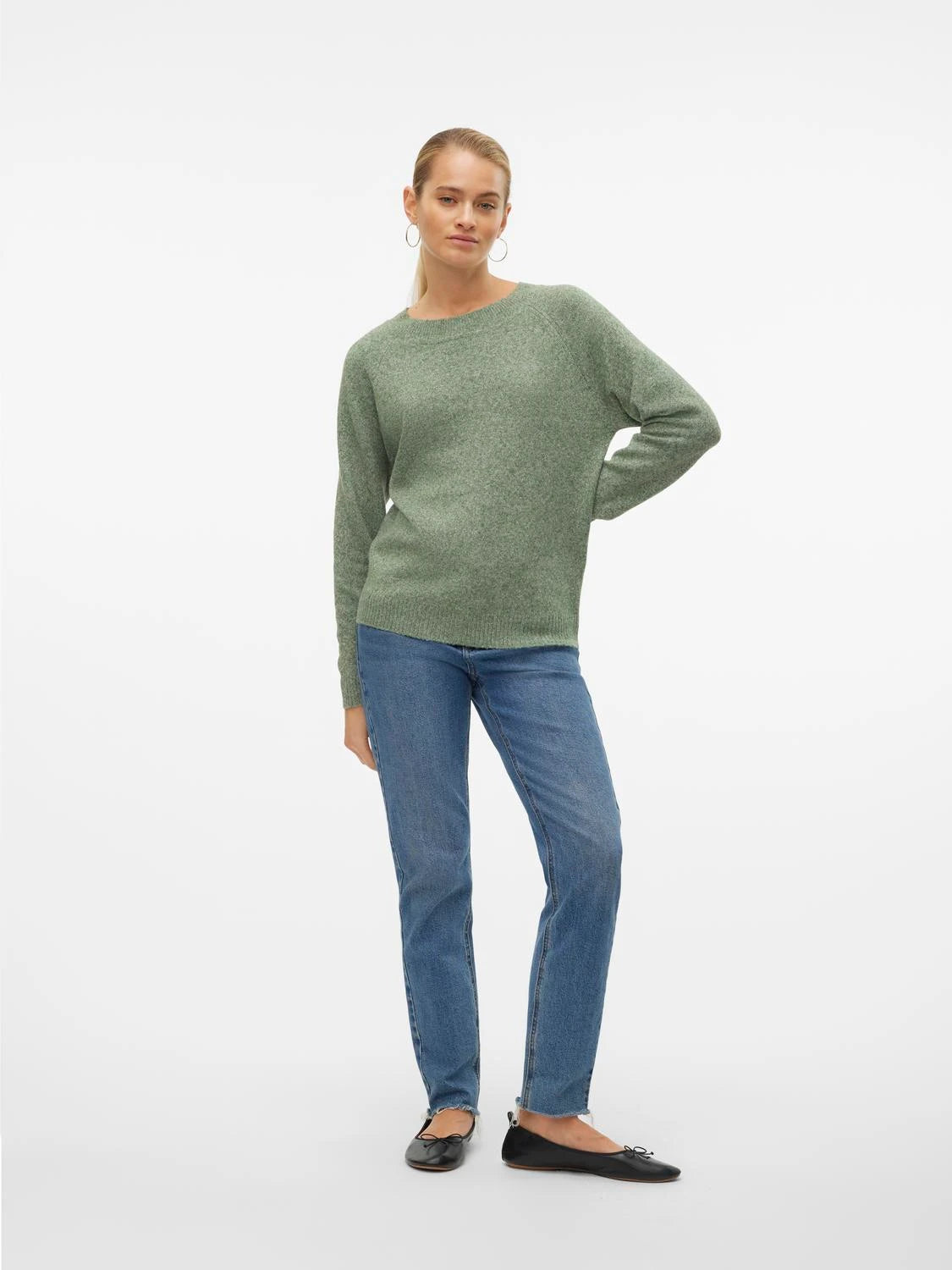 VERO MODA DOFFY LS O-NECK BLOUSE