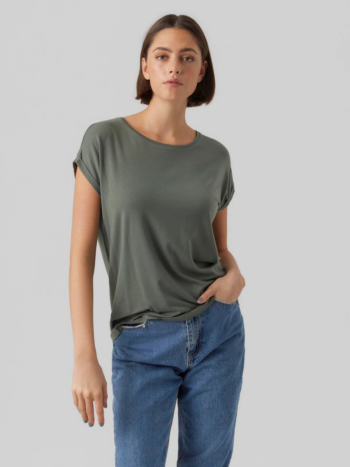 VERO MODA AVA PLAIN SS TOP