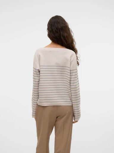 VERO MODA JOHANNA LS BOATNECK PULLOVER