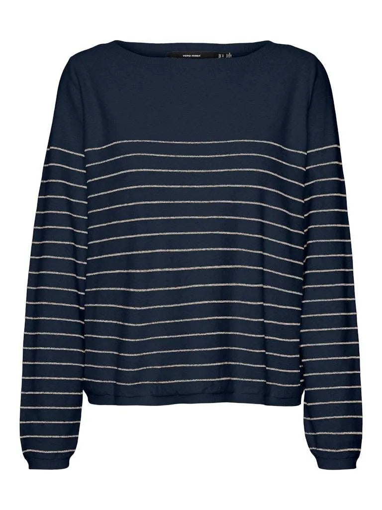 VERO MODA JOHANNA LS BOATNECK PULLOVER