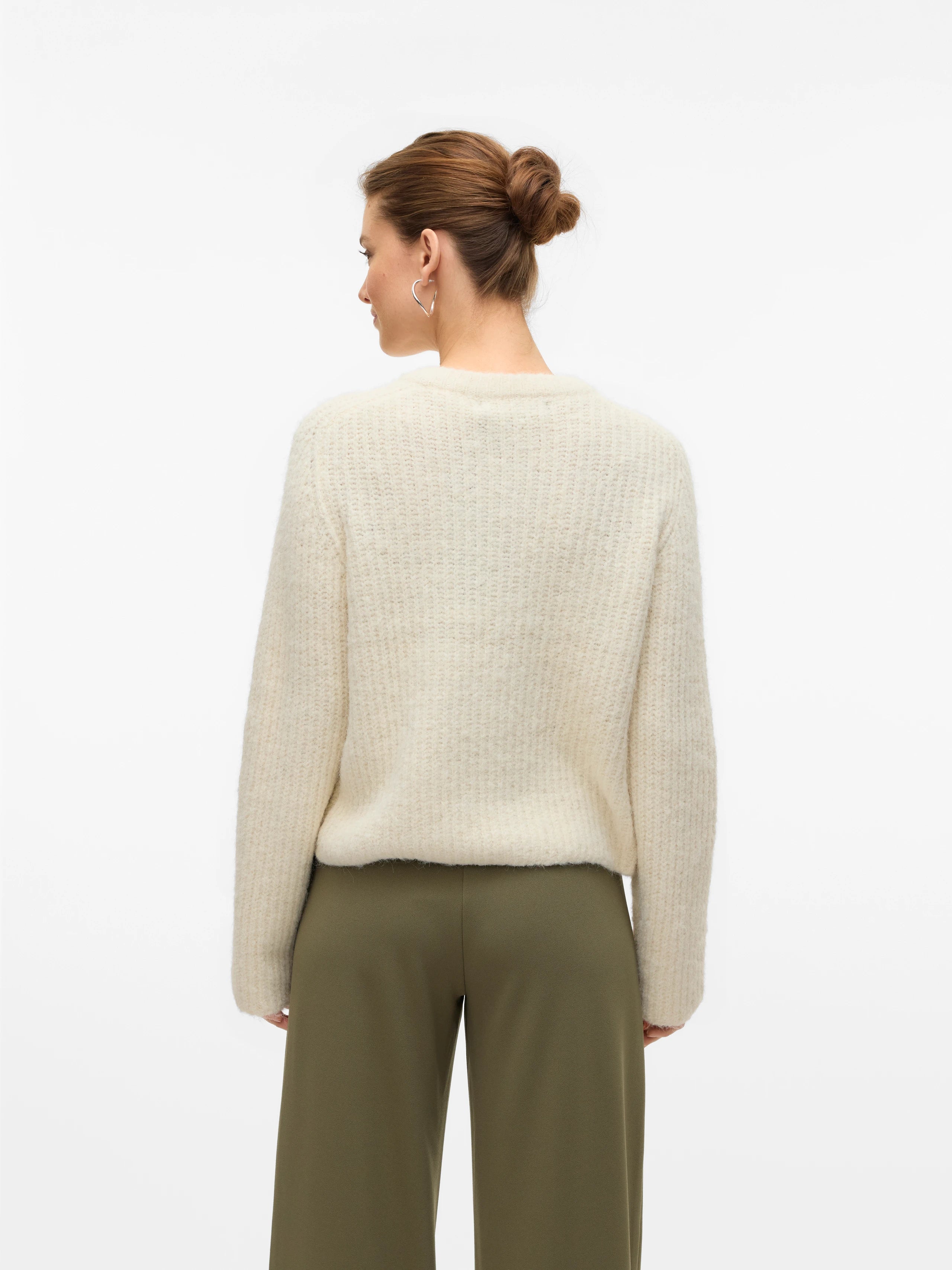 VERO MODA AWSOME LS O-NECK CARDIGAN BOO