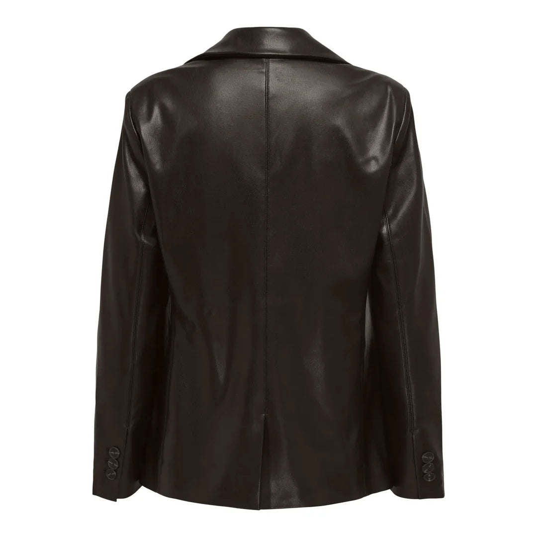 ONLY VERONA FAUX LEATHER FIT BLAZER