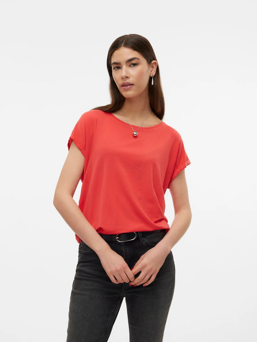 VERO MODA AVA PLAIN SS TOP