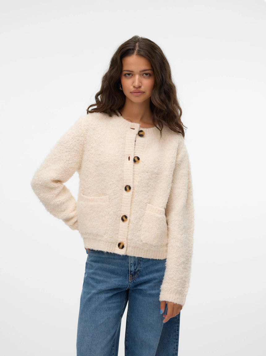 VERO MODA NALANI LS O-NECK CARDIGAN