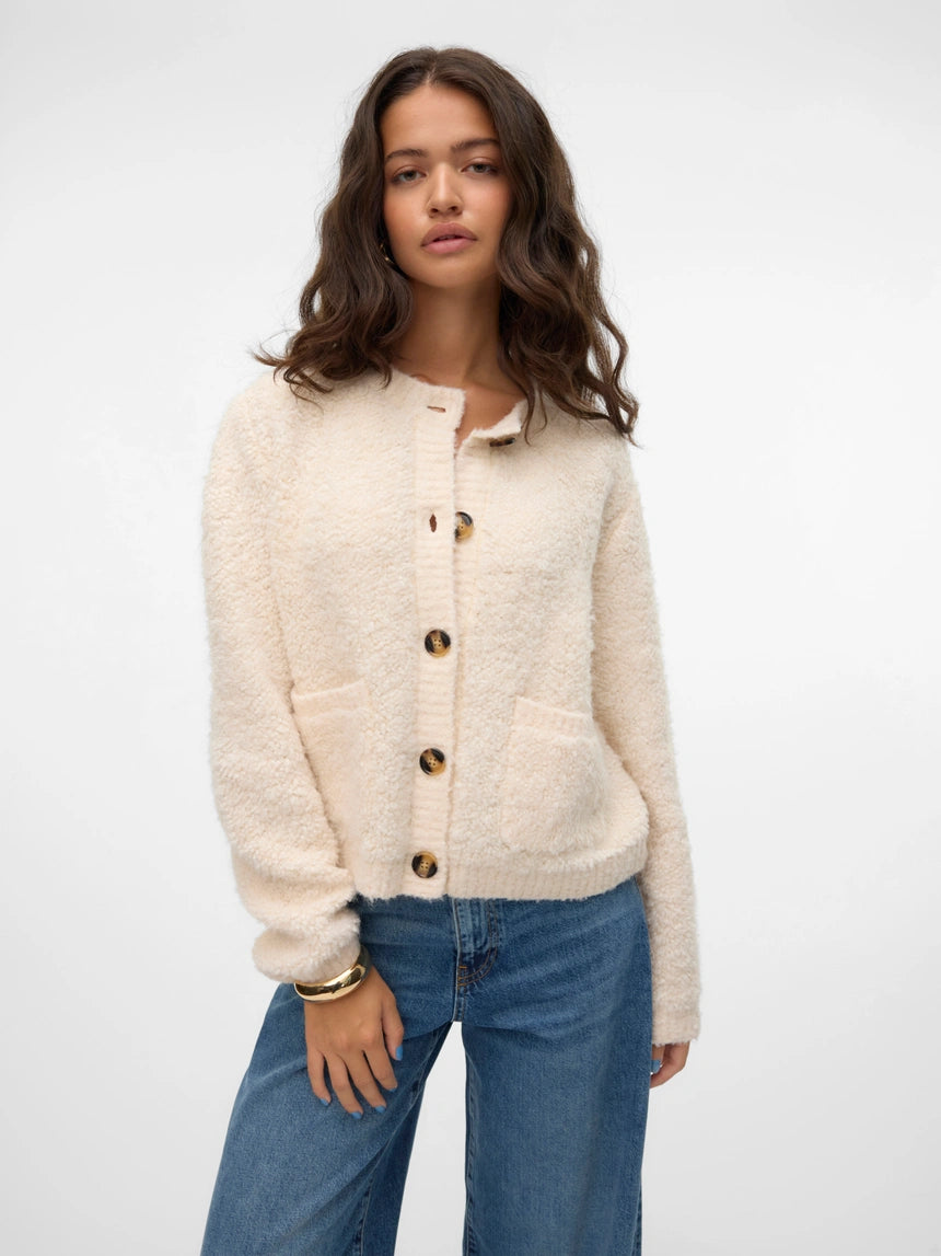 VERO MODA NALANI LS O-NECK CARDIGAN