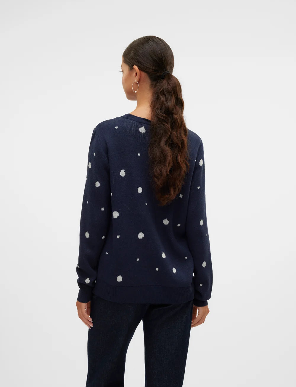 VERO MODA NEWTINSEL LS O-NECK BLOUSE XMAS