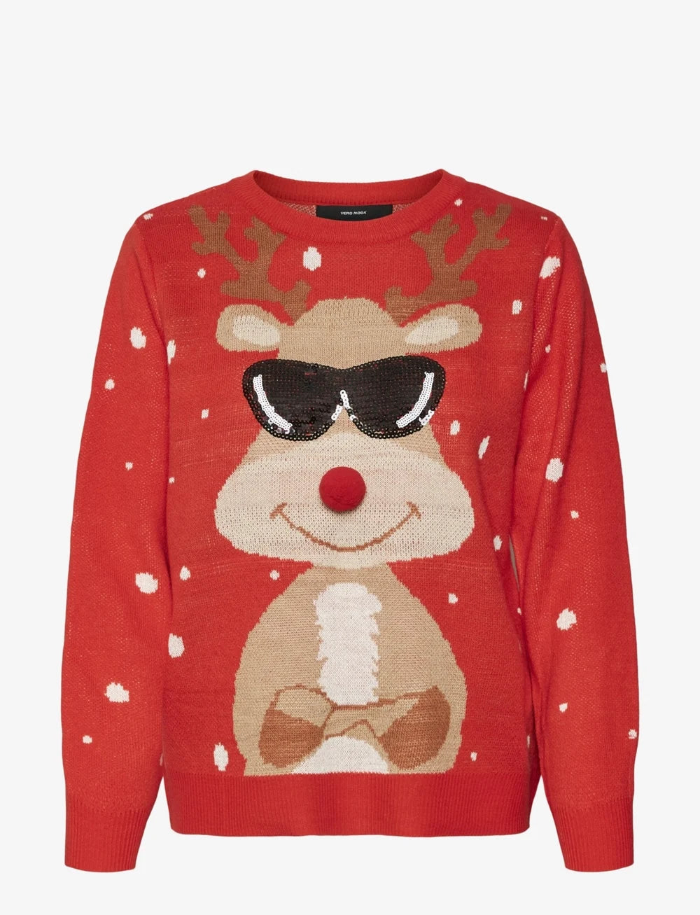 VERO MODA NEWTINSEL LS O-NECK BLOUSE XMAS