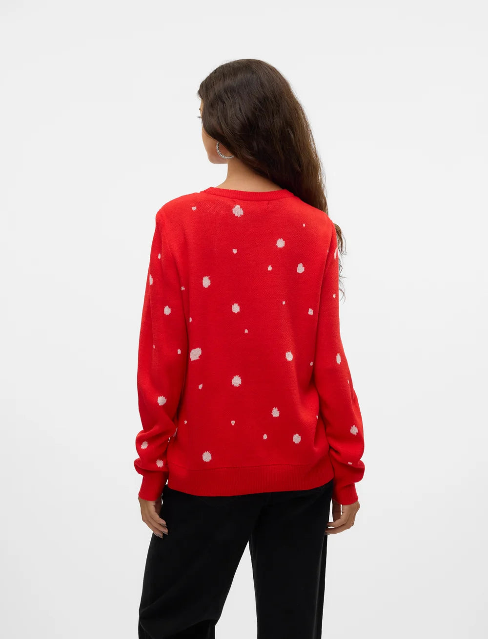 VERO MODA NEWTINSEL LS O-NECK BLOUSE XMAS