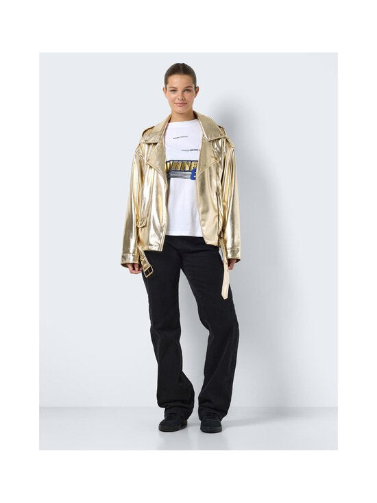 NOISY MAY MADDIE PAULINA PU L/S BIKER JACKET