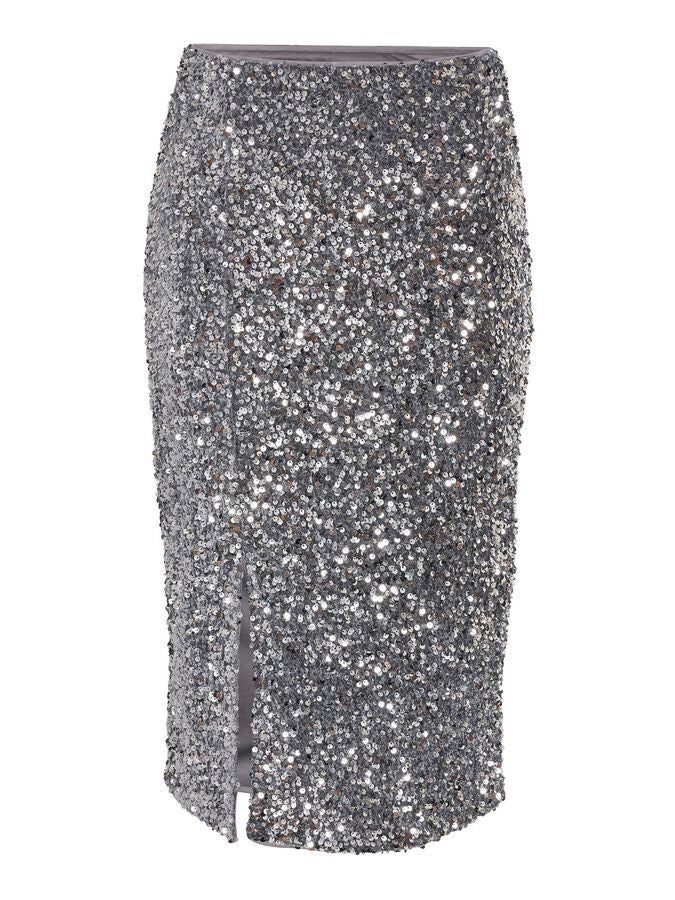 NOISY MAY MIA NW MIDI SEQUIN SKIRT