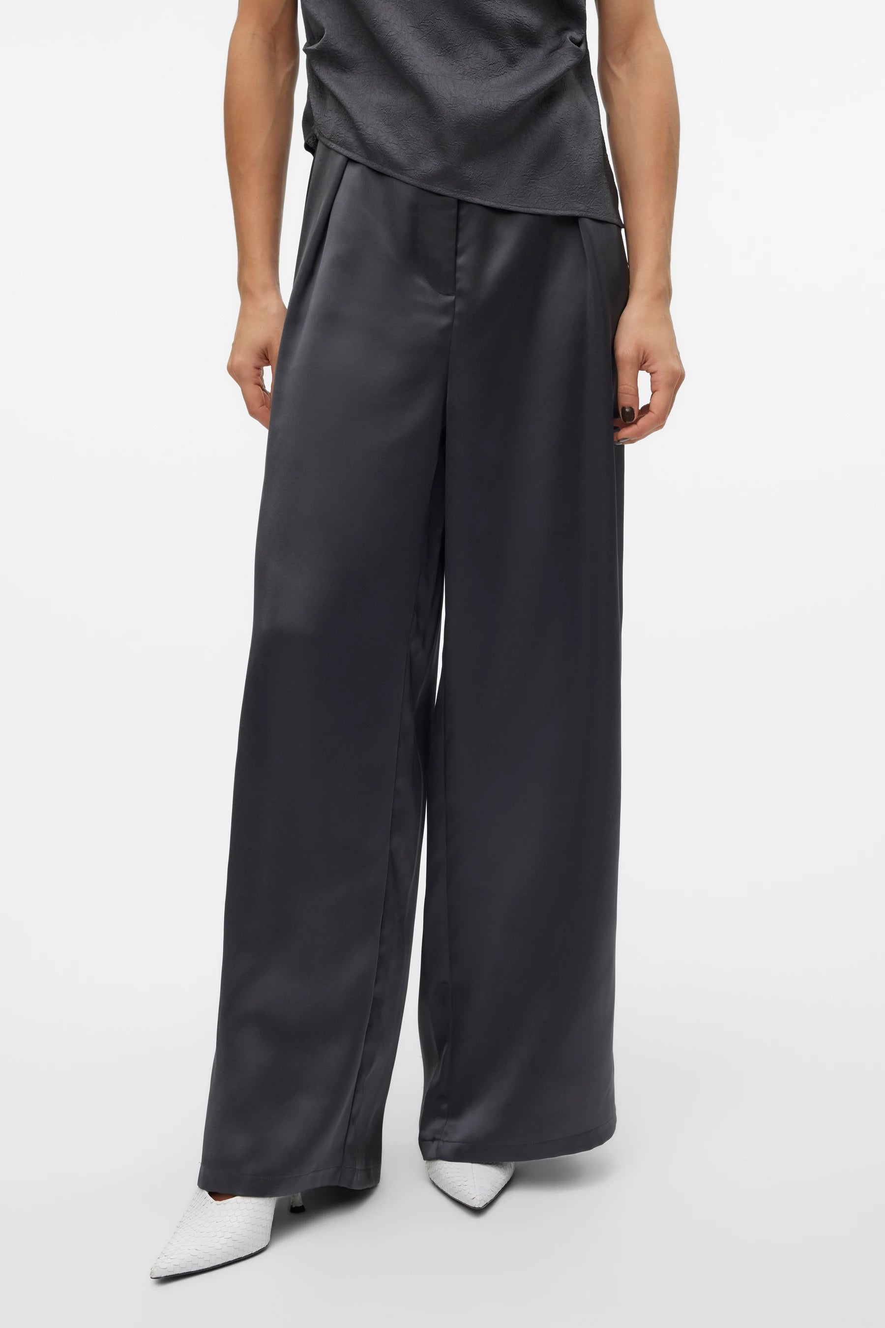 VERO MODA FIOLA HW WIDE SATEEN PANT