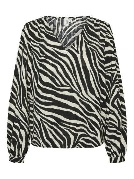 VERO MODA TEAGAN L/S V-NECK TOP