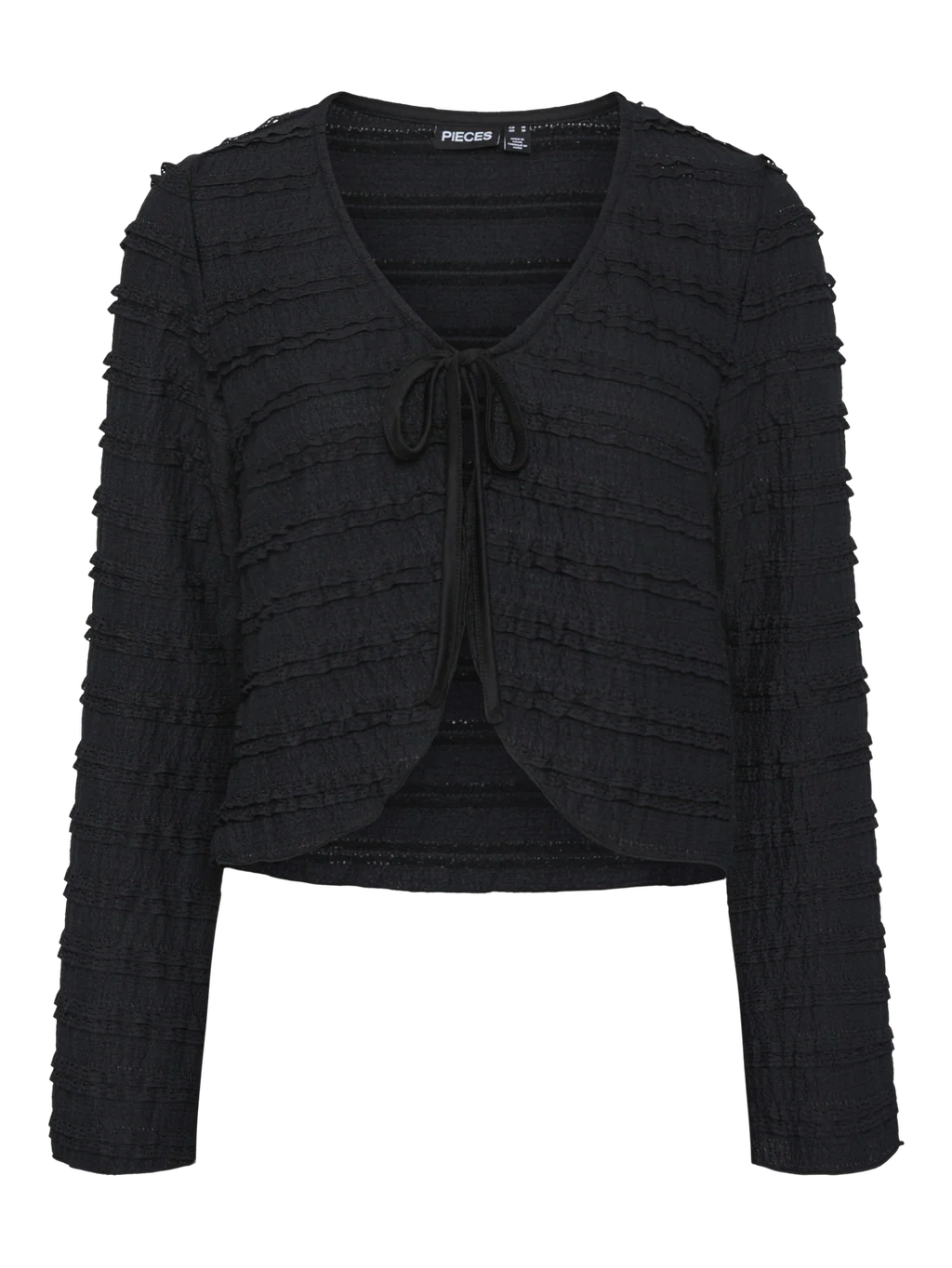 PIECES ANINE LS TIE TOP