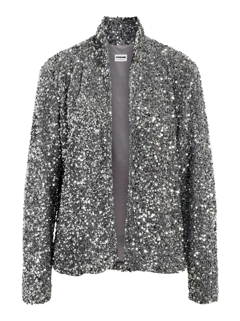 NOISY MAY MIA L/S SEQUIN BLAZER