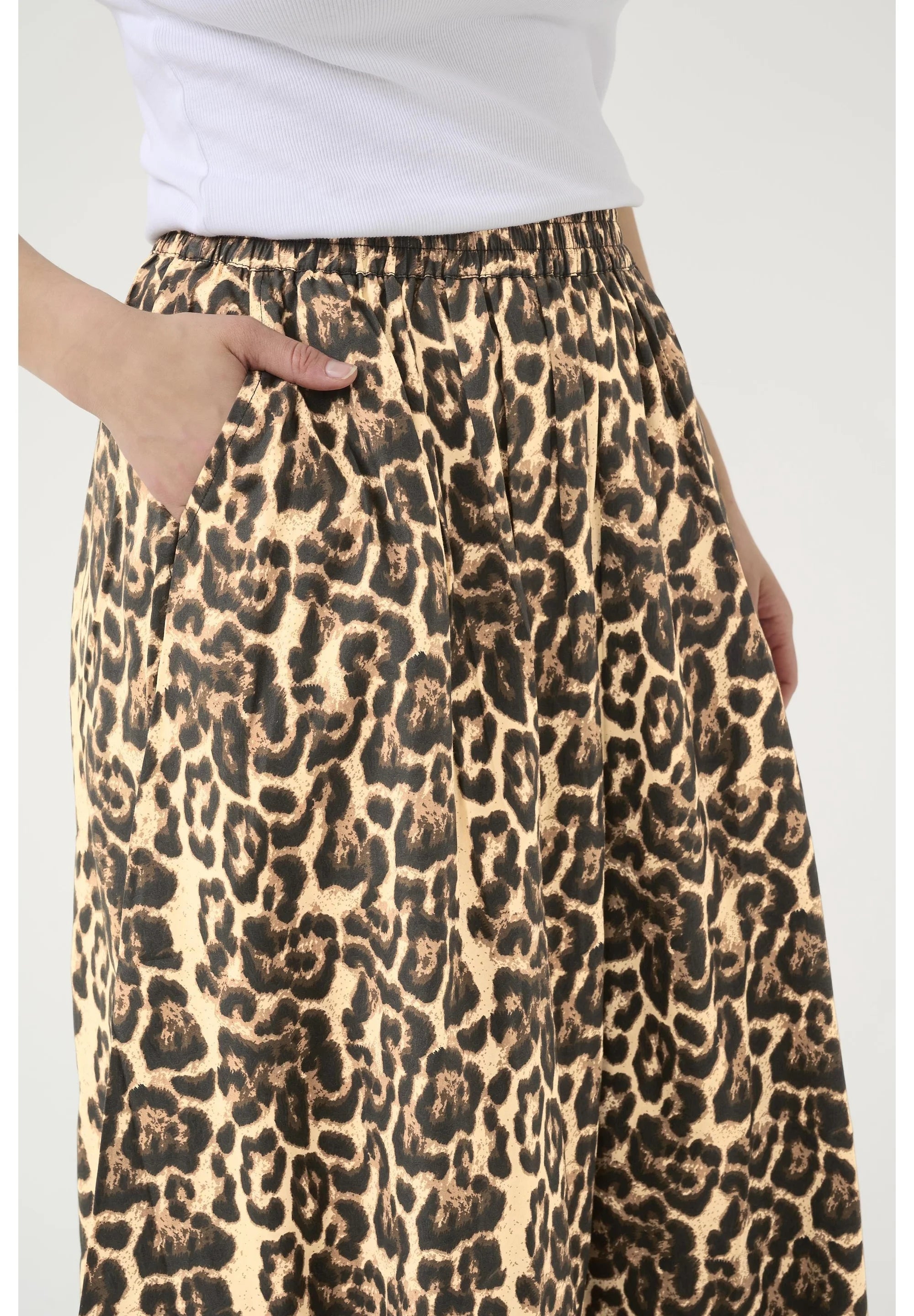 KAFFE LEOPRA SKIRT