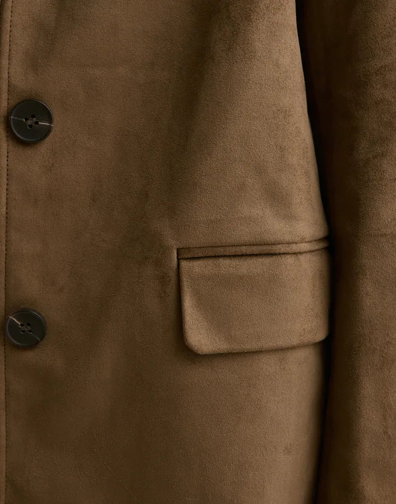 ONLY TULIP FAUX SUEDE BLAZER COAT