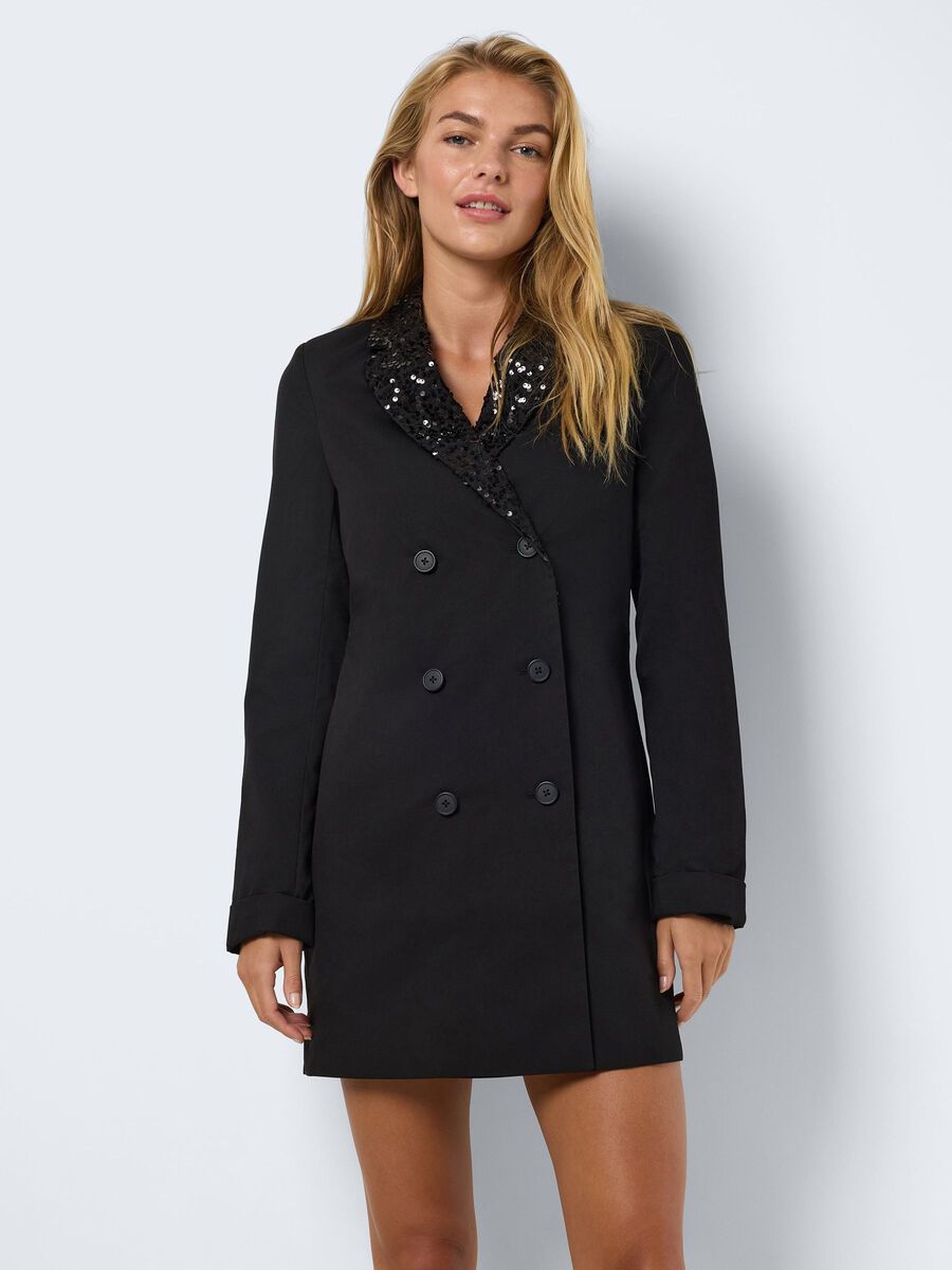 NOISY MAY DAKOTA L/S BLAZER DRESS W GLITTER