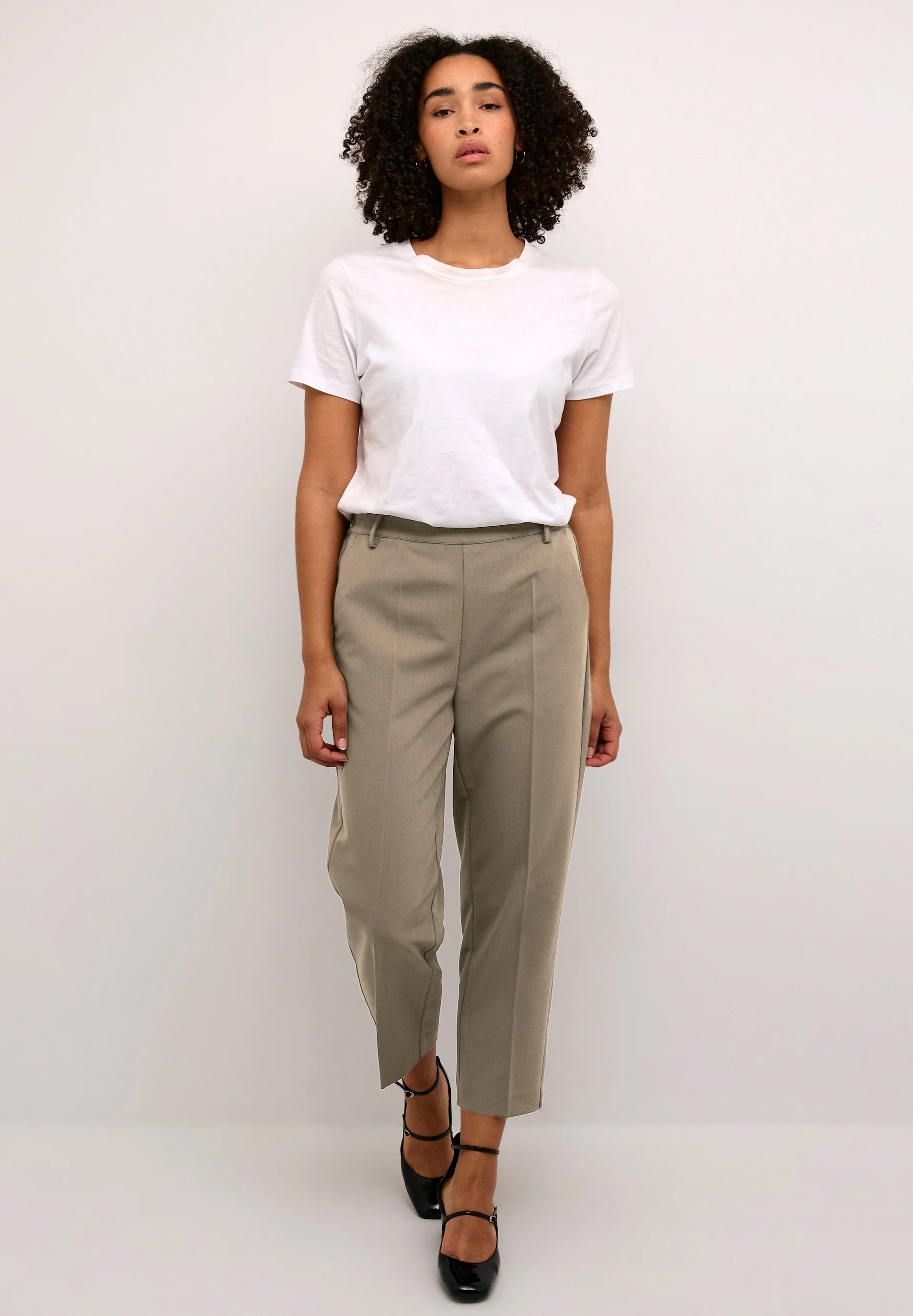 KAFFE SAKURA HW CROPPED PANTS