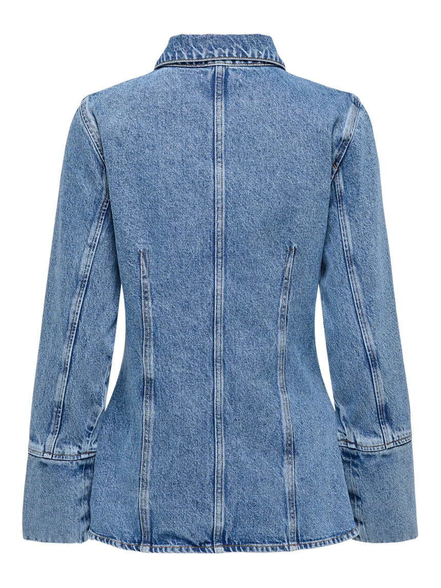 ONLY NARA L/S FITTED DENIM SHIRT