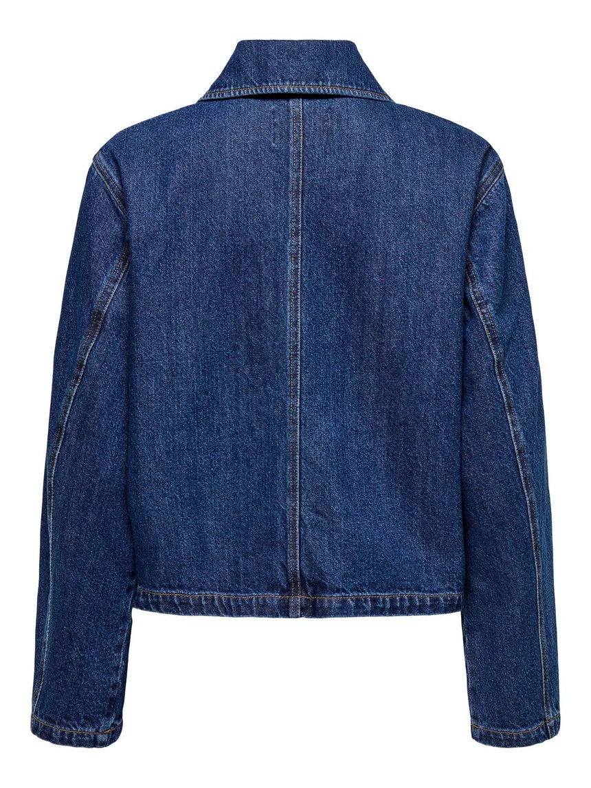 ONLY LERIN LS POCKET DENIM JACKET