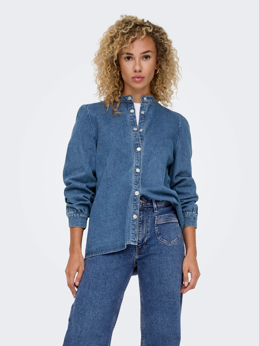 ONLY BELLE LS SHIRT DENIM