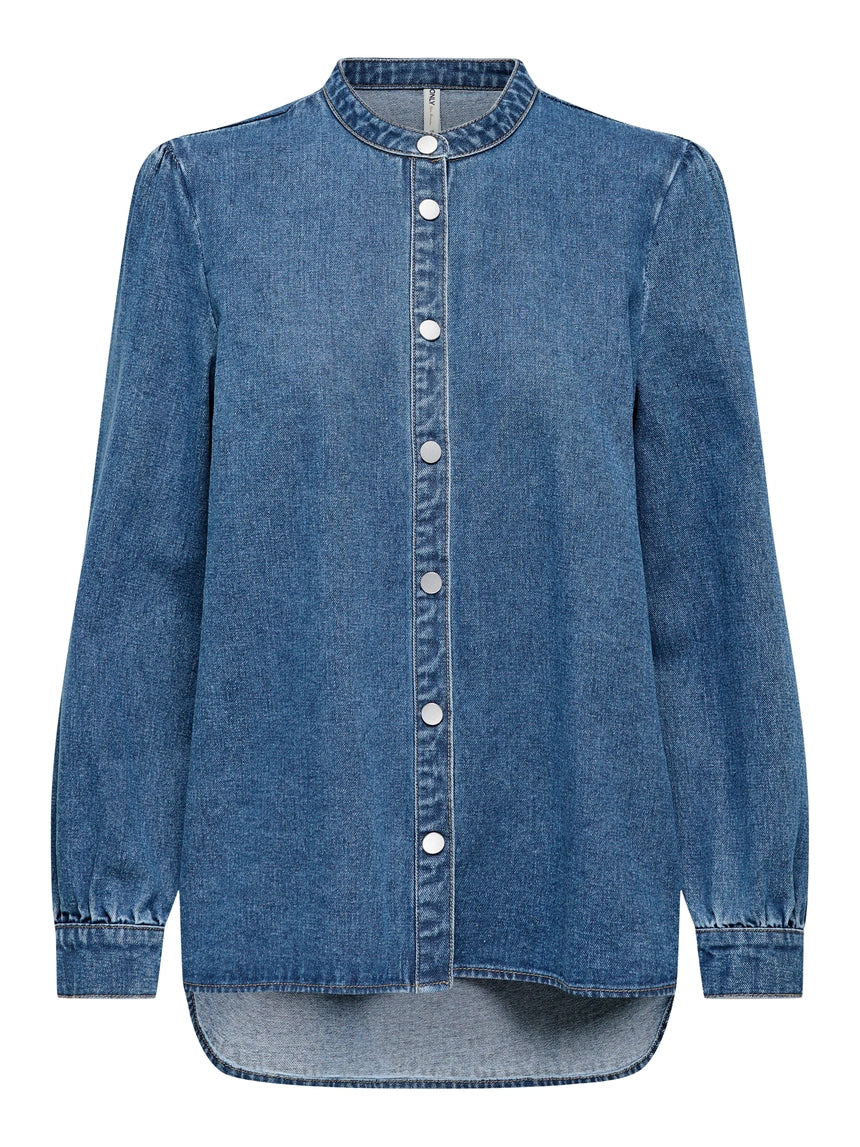 ONLY BELLE LS SHIRT DENIM