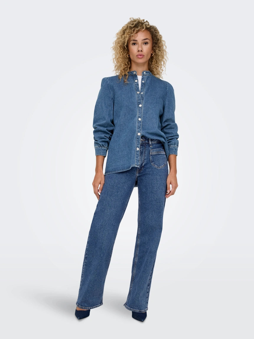 ONLY BELLE LS SHIRT DENIM