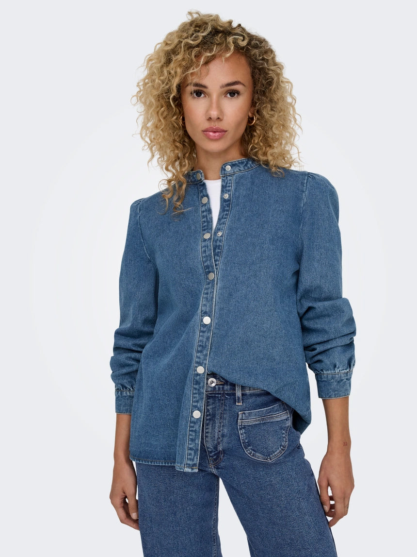 ONLY BELLE LS SHIRT DENIM