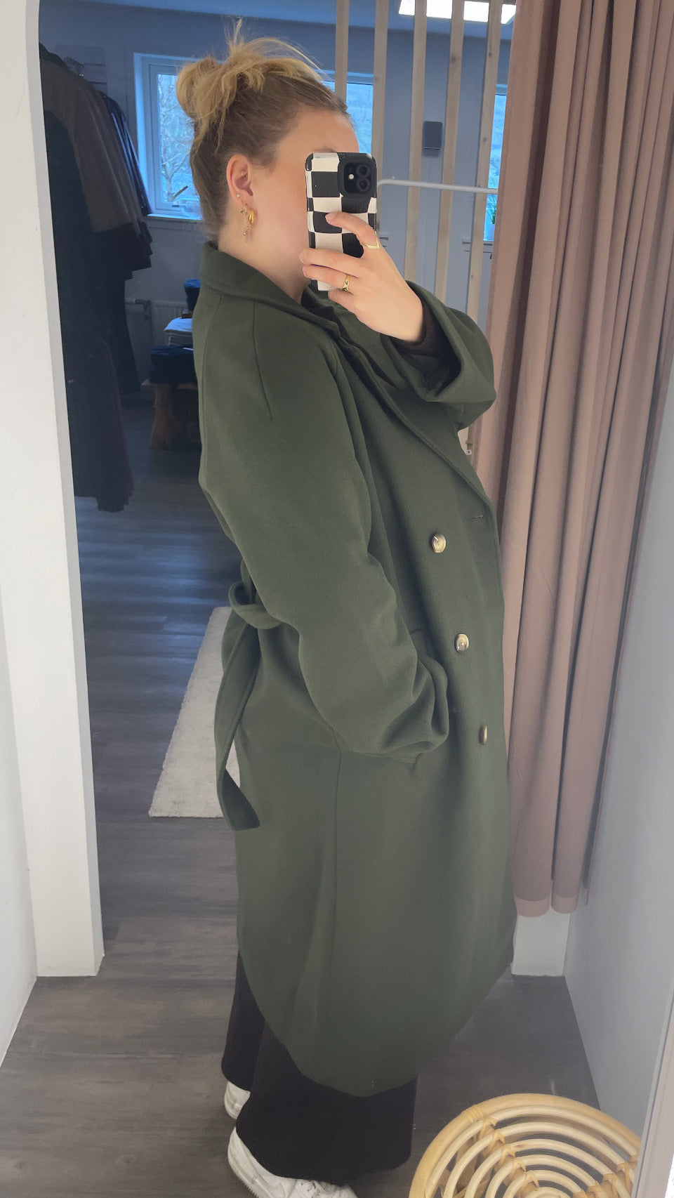 PIECES MARBEL LONG COAT