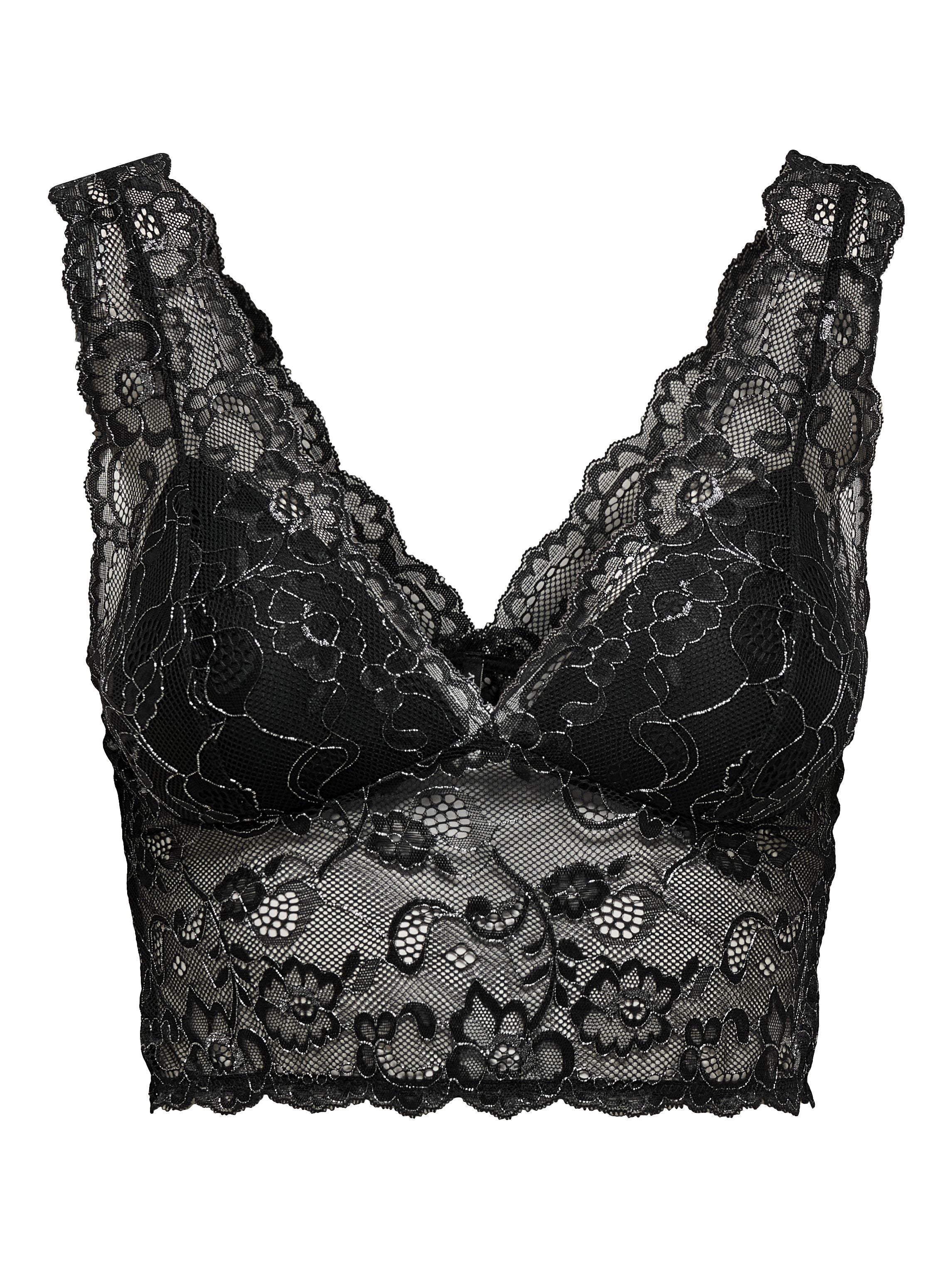 ONLY CHLOE LACE GLITTER BRA