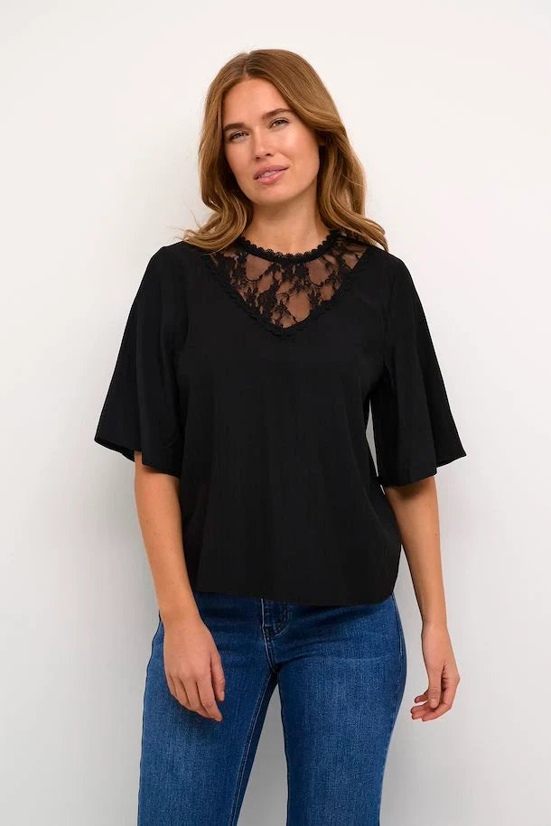 KAFFE BARBARA LACE BLOUSE