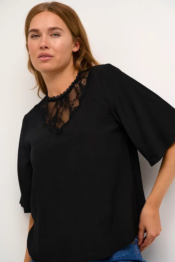 KAFFE BARBARA LACE BLOUSE