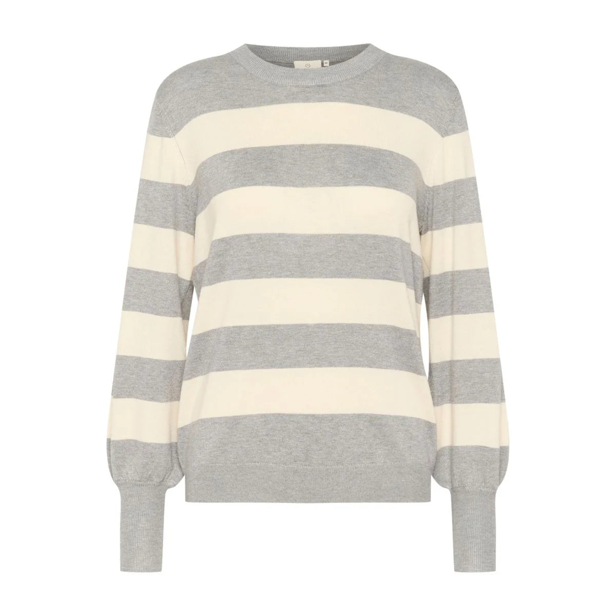 KAFFE LIZZA STRIPED PULLOVER