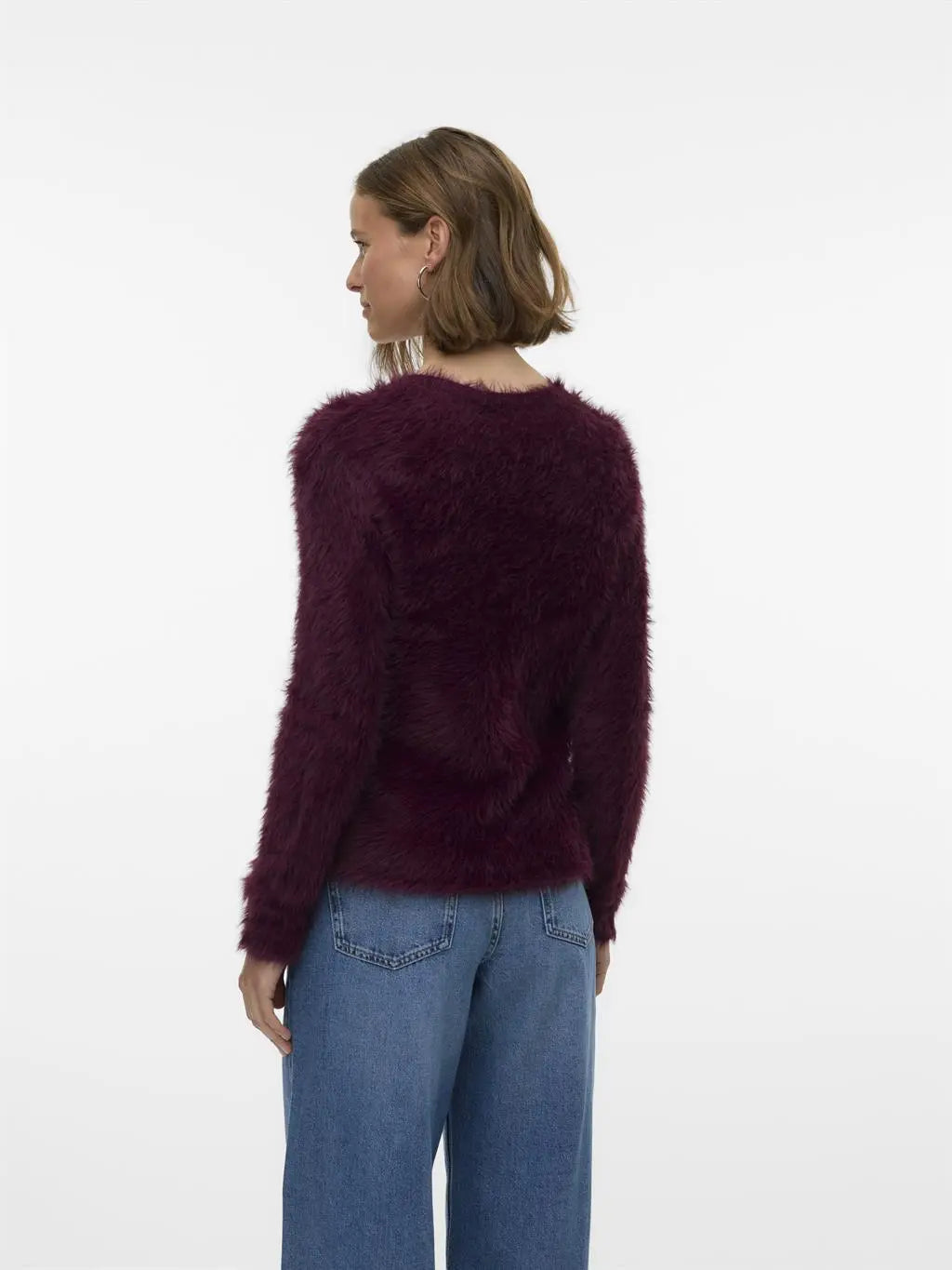 VERO MODA FLUFFY LS ONECK CARDIGAN