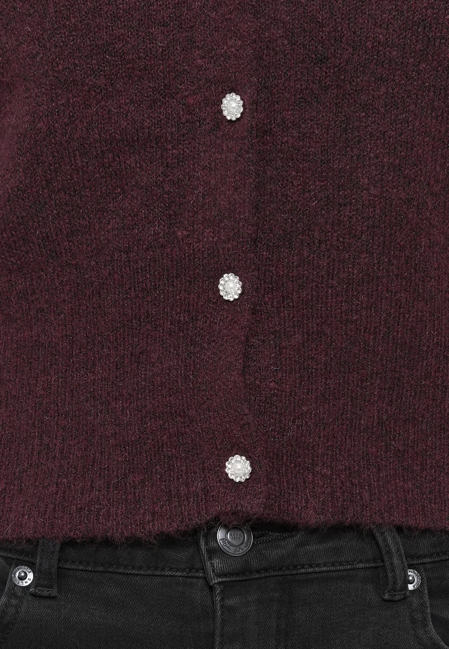 ONLY HAVANNA LS BUTTON CARDIGAN
