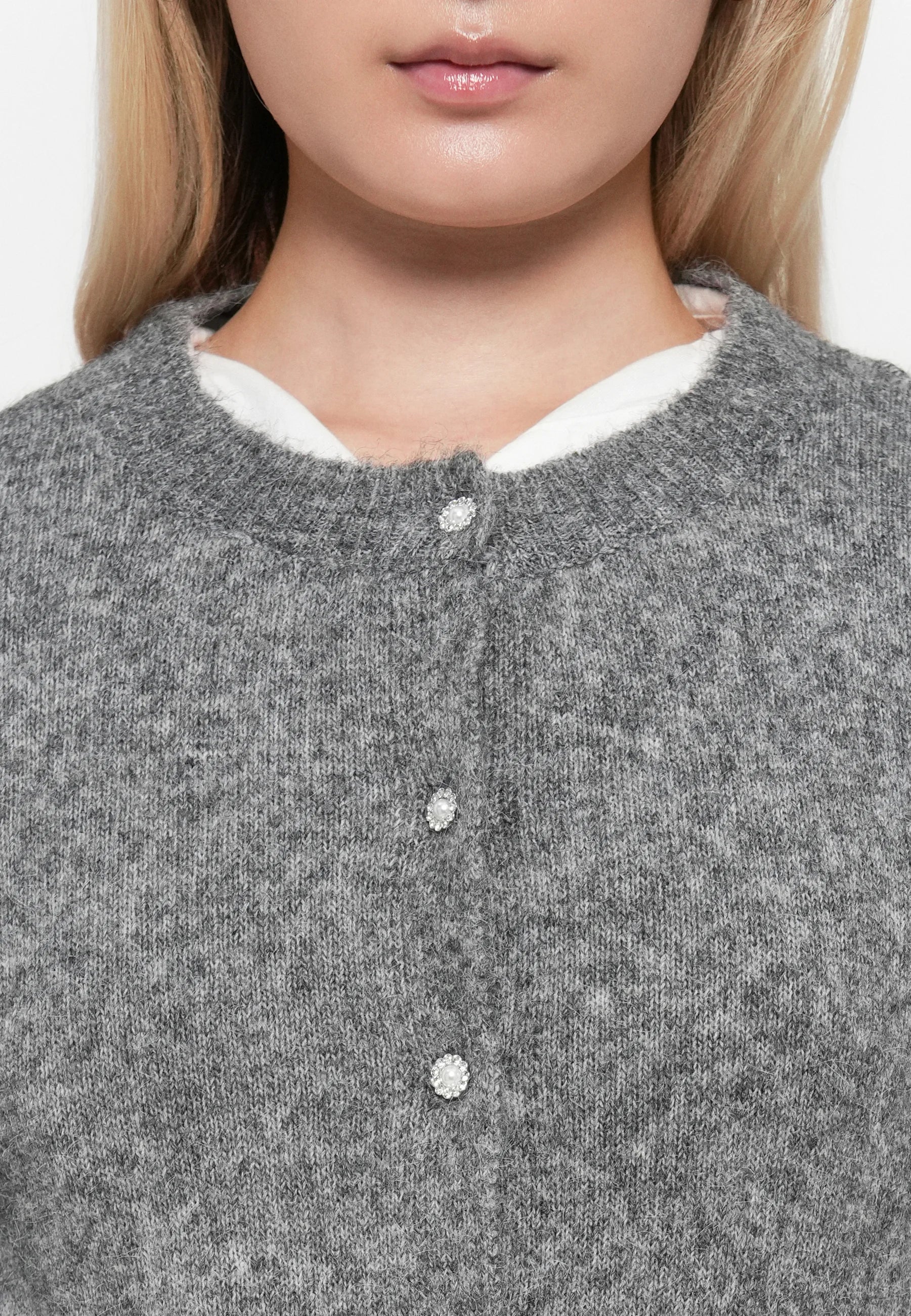 ONLY HAVANNA LS BUTTON CARDIGAN