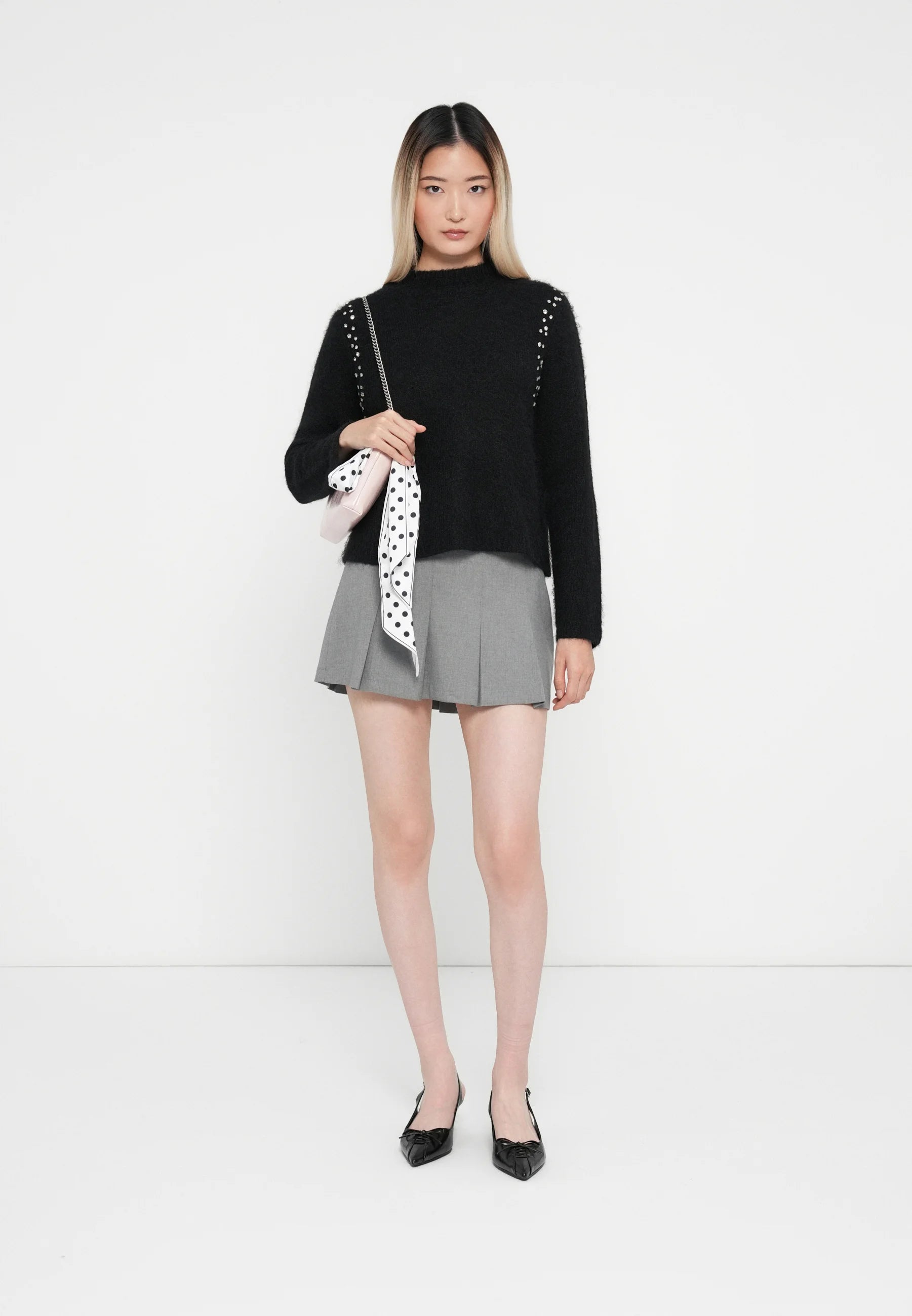 ONLY RINA LIFE LS RHINESTONE HIGHNECK