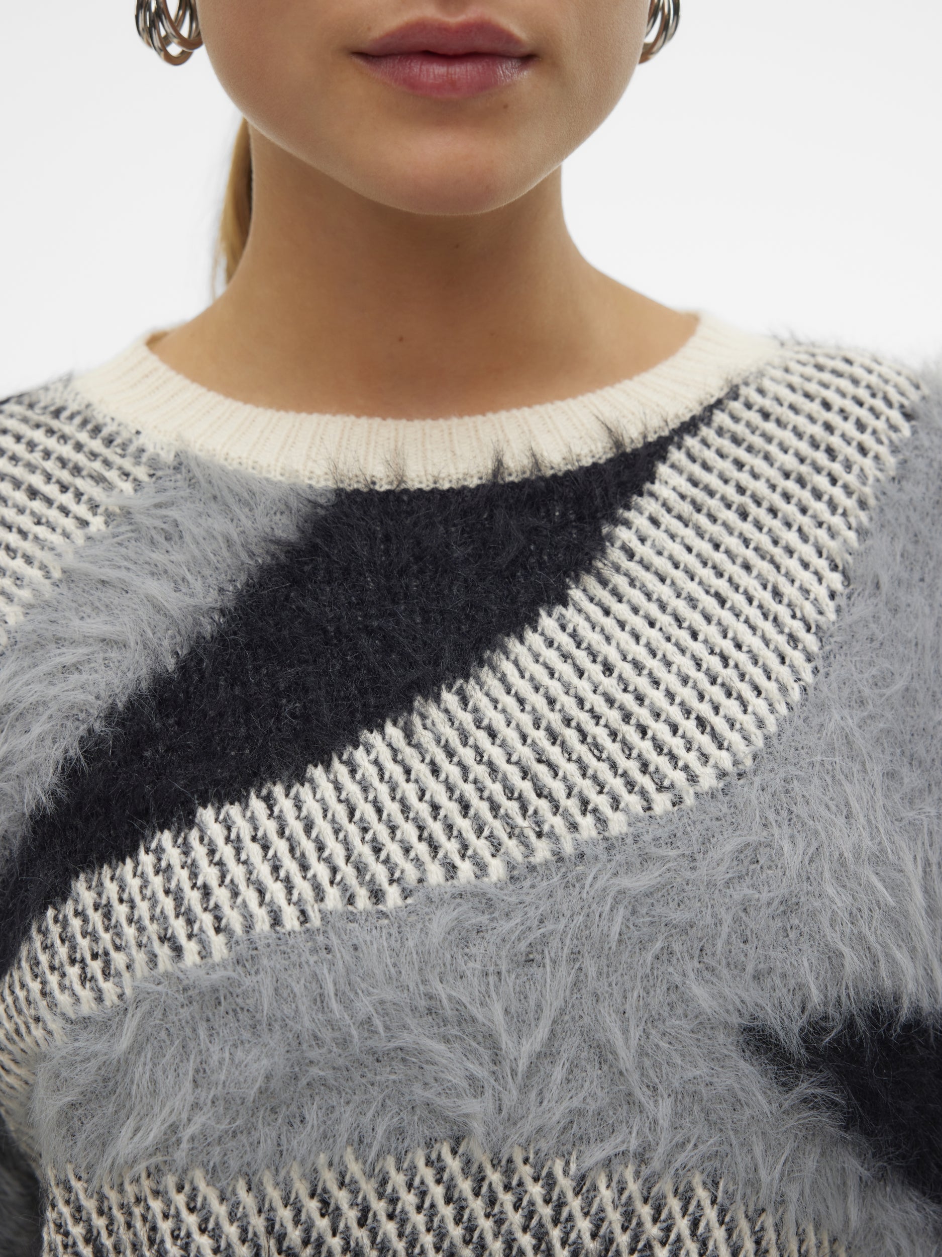 VERO MODA CALLIE LS ONECK FEATHERYARN PULLOVER