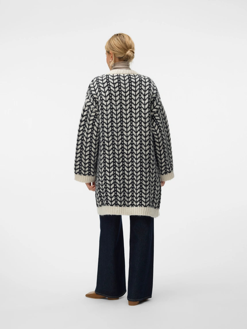 VERO MODA CORETTA LS LONG OPEN CARDIGAN