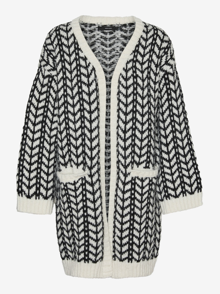 VERO MODA CORETTA LS LONG OPEN CARDIGAN