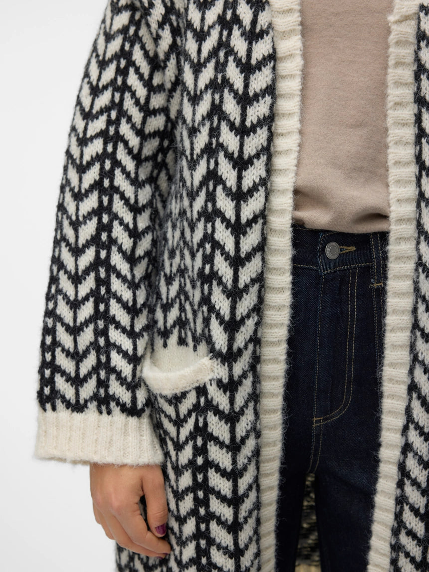 VERO MODA CORETTA LS LONG OPEN CARDIGAN