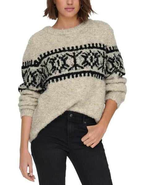 ONLY ESTHER LS O-NECK KNIT