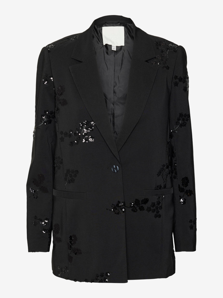 VERO MODA MITRA LS LOOSE EMBELLISHED BLAZER