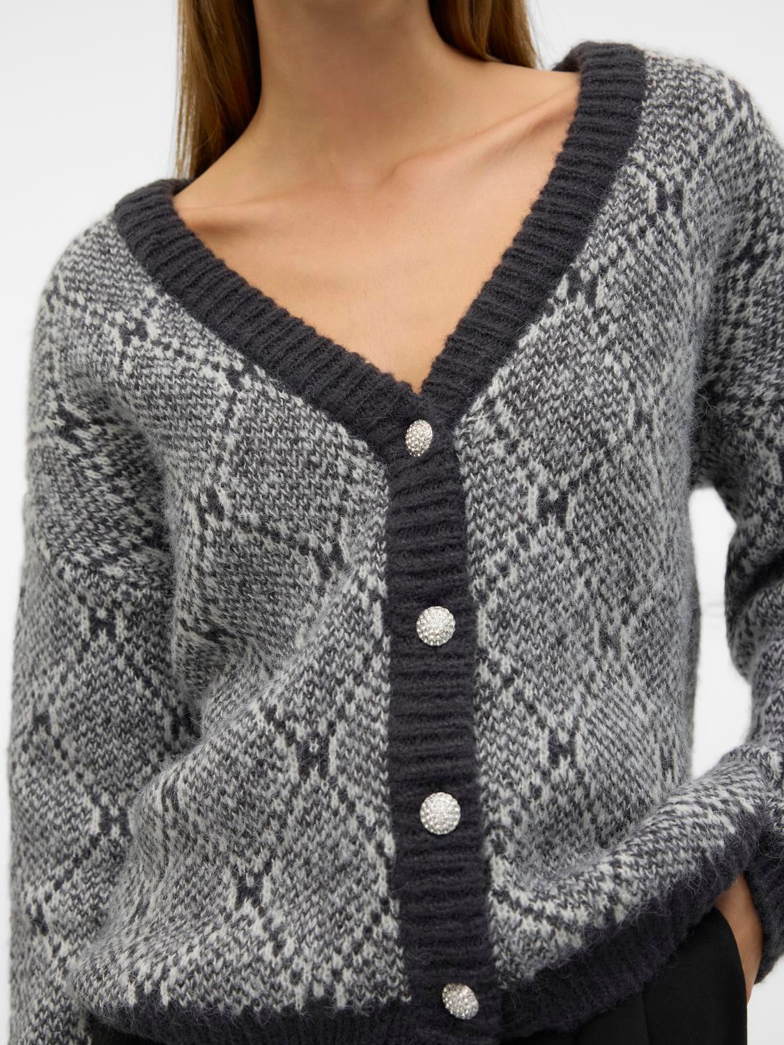 VERO MODA RORY LS 2WAY V-NECK CARDIGAN