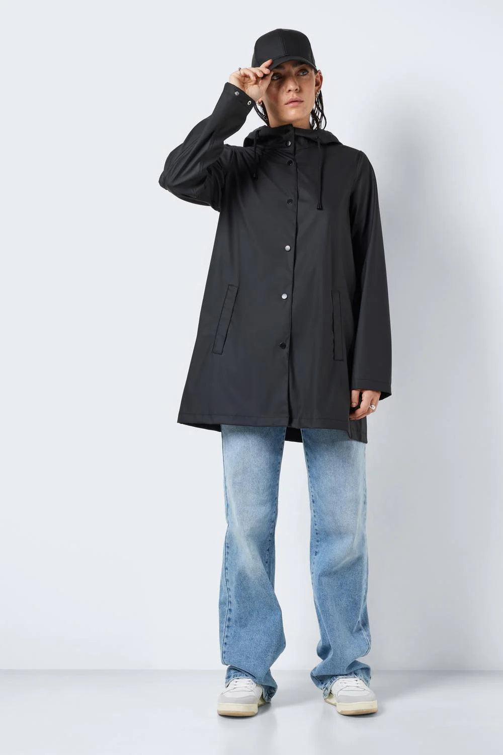 NOISY MAY SKY L/S A-LINE RAINCOAT