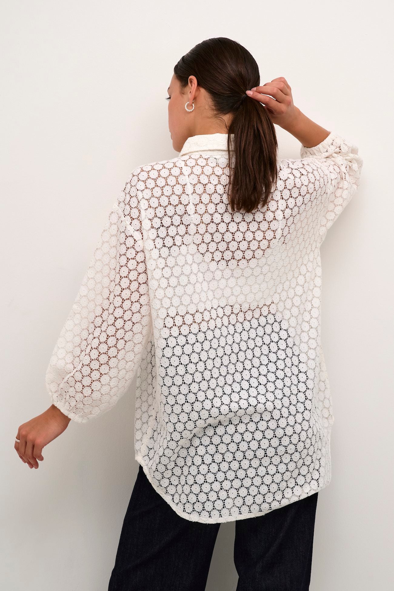 KAFFE LOREN LACE SHIRT