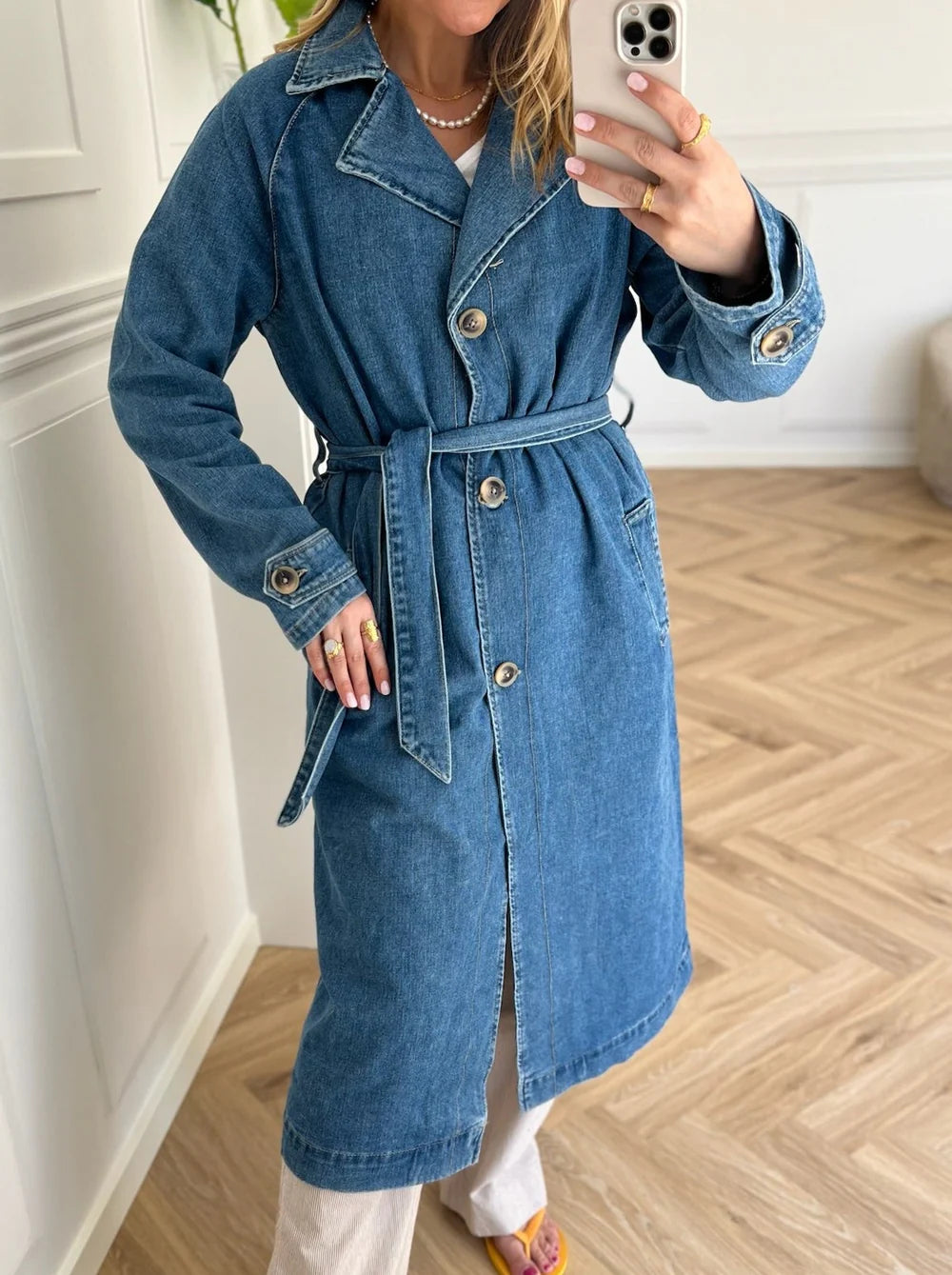 ONLY MALOU BELTED TRENCH