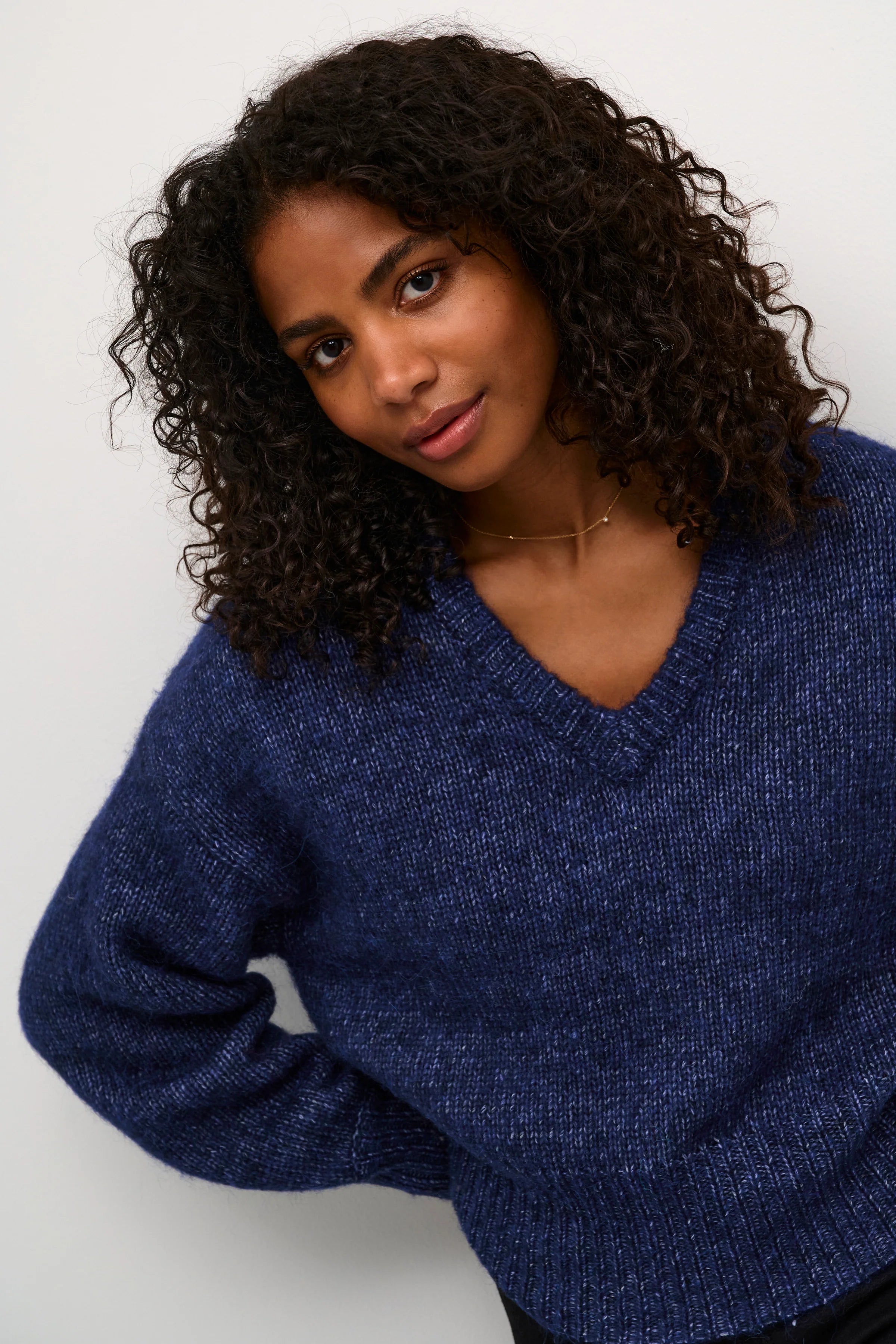 KAFFE TRINA LS PULLOVER