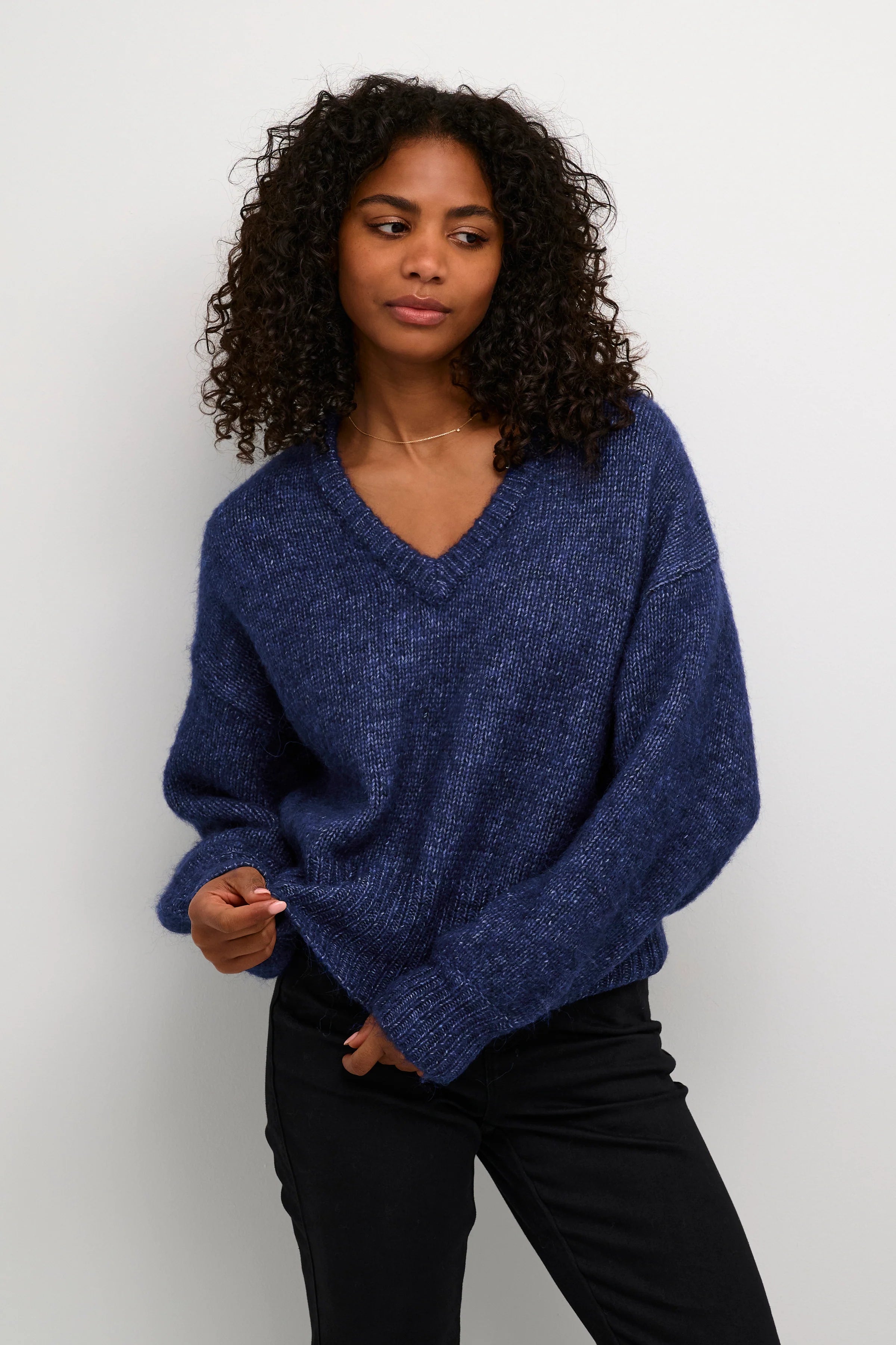 KAFFE TRINA LS PULLOVER